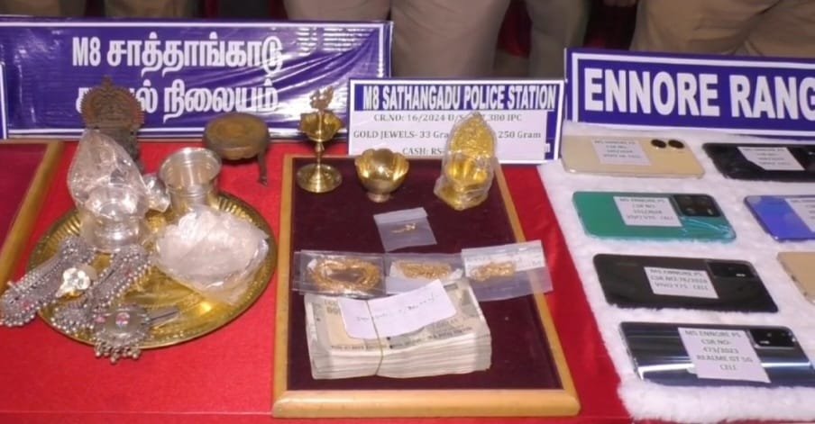 ஆவடியில் நகை கொள்ளை சம்பவத்தில் மேலும் ஒரு குற்றவாளி கைது - காவல் ஆணையர் சங்கர் பேட்டி
